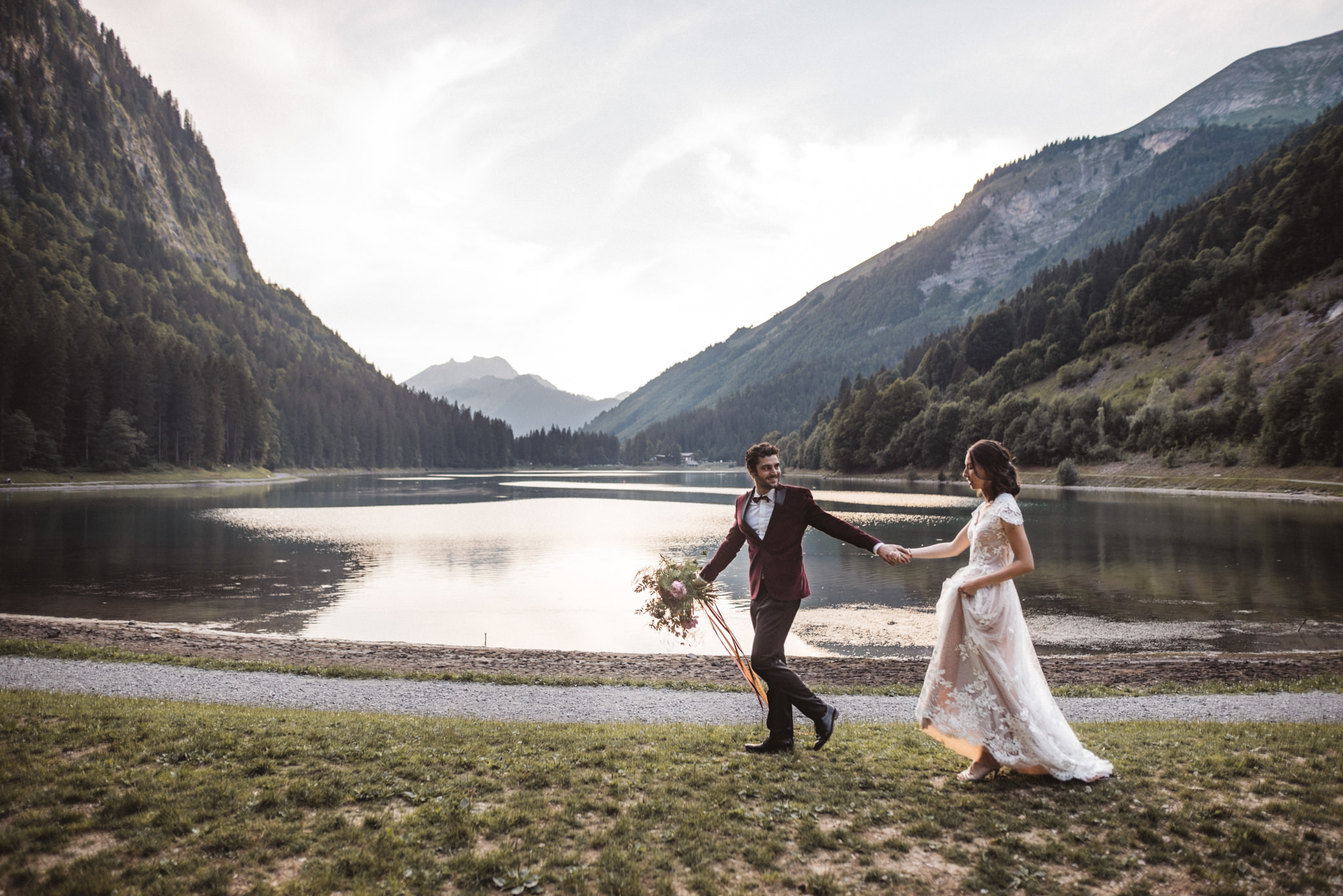 wedding in the french alps